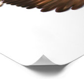 Adler in Flight Wall Poster (Ecke)