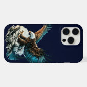 Adler in Wasserfarbe iPhone Hülle (Rückseite (Horizontal))