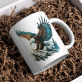 Adler in Wasserfarbe Kaffeetasse