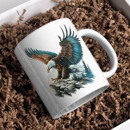 Adler in Wasserfarbe Kaffeetasse