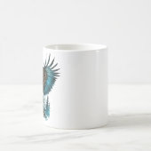 Adler in Wasserfarbe Kaffeetasse (Mittel)