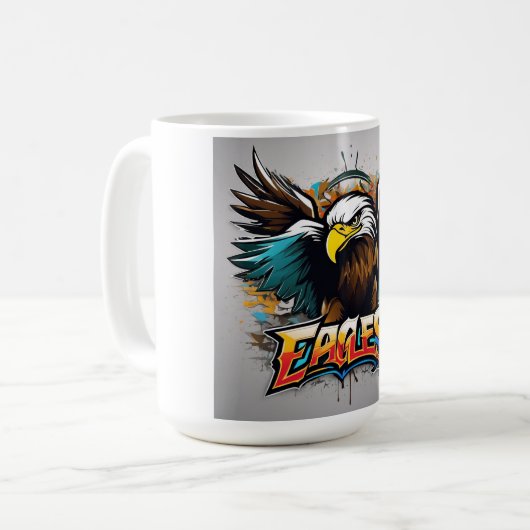 Adler Kaffeetasse (Vorderseite Links)