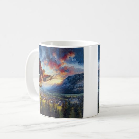 Adler Kaffeetasse (Vorderseite Links)