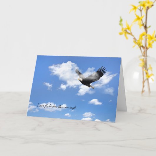 Adler Karte (Gelbe Blume)