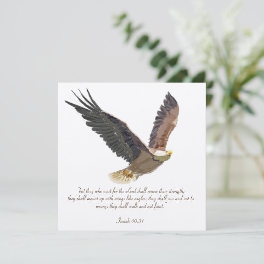 Adler Karte (Stehend Vorderseite)