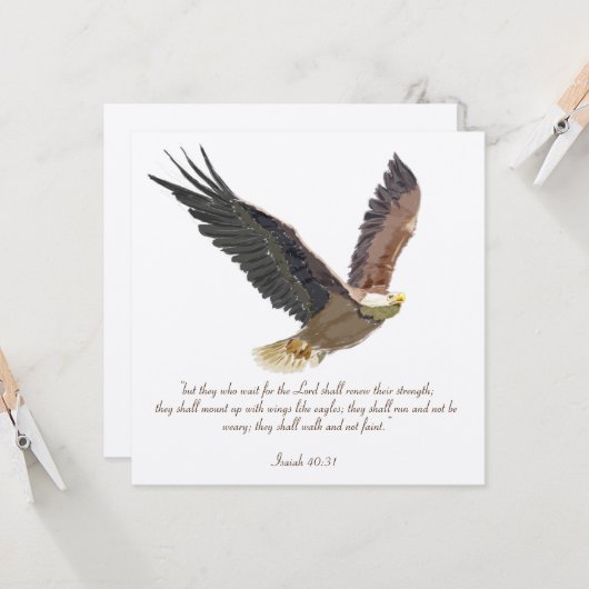 Adler Karte (Vorderseite/Rückseite Beispiel)