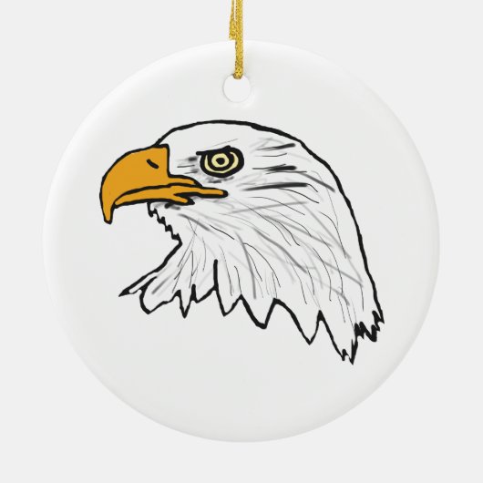 Adler Keramik Ornament (Hinten)