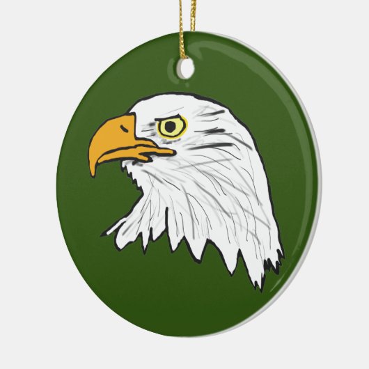Adler Keramik Ornament (Links)