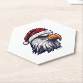 Adler Kopf Weihnachten Untersetzer (angewinkelt)