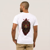Adler-Krieger T-Shirt (Schwarz voll)