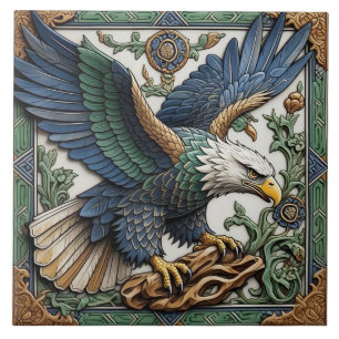 Adler - Kunsthandwerk Keramik Tile Fliese
