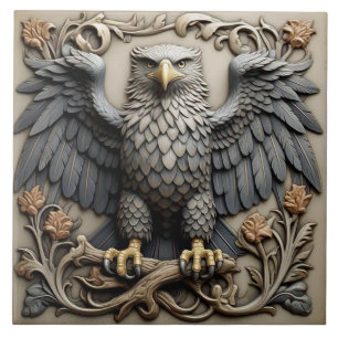 Adler - Kunsthandwerk Keramik Tile Fliese