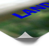 Adler, LAND DES FREIEN WEGEN DER BRAVE Poster (Ecke)