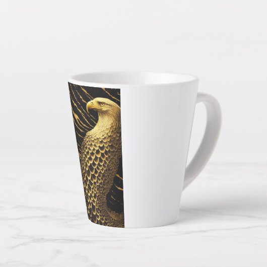 Adler Latte Tasse (Rechte Ecke)