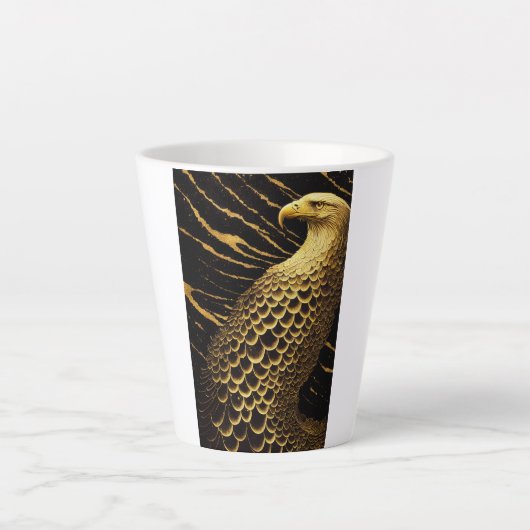 Adler Latte Tasse (Vorderseite)
