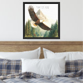 Adler leinwanddruck (Insitu (Schlafzimmer))
