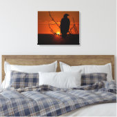 Adler Leinwanddruck (Insitu (Schlafzimmer))