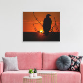 Adler Leinwanddruck (Insitu (Wohnzimmer))