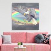 Adler Leinwanddruck (Insitu (Wohnzimmer))