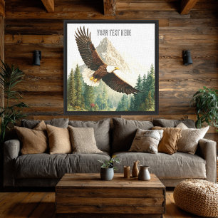 Adler leinwanddruck