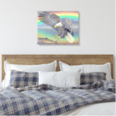 Adler Leinwanddruck (Insitu (Schlafzimmer))