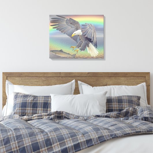 Adler Leinwanddruck (Insitu (Schlafzimmer))