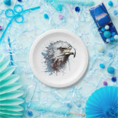 Adler Malerei Pappteller (Party)