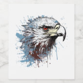 Adler Malerei Weinetikett (Einzelnes Label)