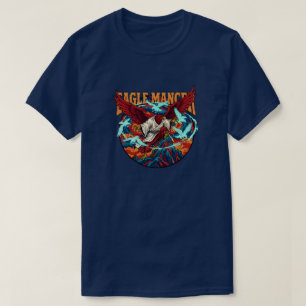 Adler Mancer Zauberer Fantasy Mystischer Vogel Kun T-Shirt