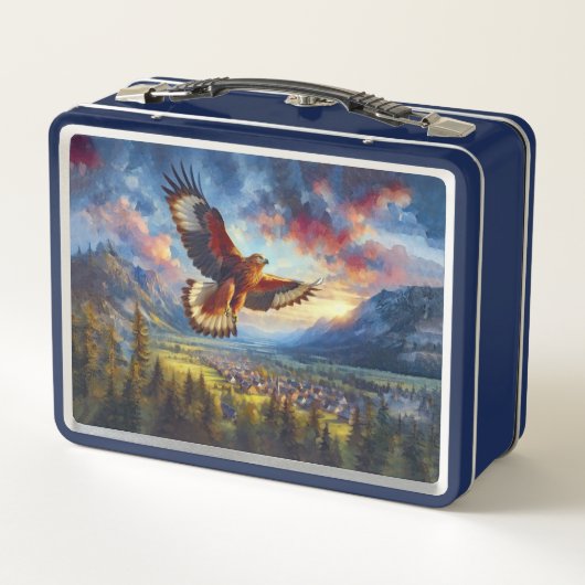 Adler Metall Brotdose (Rückseite)