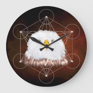 Adler Metatron Große Wanduhr