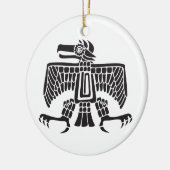 Adler, mexikanische Hieroglyph(Maya) Keramikornament (Links)