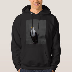 Adler Minimalistische selektive Farbfotografie Hoodie