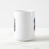 Adler mit amerikanischer Tasse (Mittel)