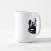 Adler mit amerikanischer Tasse (VorderseiteRechts)