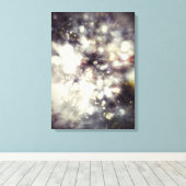 Adler-mit Augen Grafik Leinwanddruck (Insitu (Holzboden))