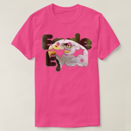 Adler Mit Augen T-Shirt (Design vorne)