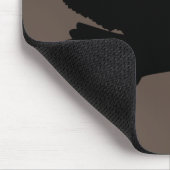 Adler mit brauner Maus - Ihre Farben - Text Mousepad (Ecke)