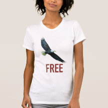 Adler mit dem Text "Free"