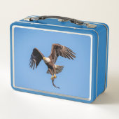 Adler mit Fisch Metall Lunch Box (Rückseite)