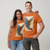 Adler mit Flügelt T-Shirt (Unisex)