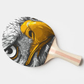 Adler mit individualisierbarem Comic Tischtennis Schläger (Seitenansicht)