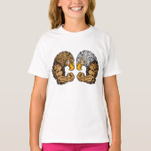 Adler mit Muskeln T-Shirt (Vorderseite)