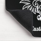 Adler mit zwei Häusern Mausknöpfe Mousepad (Ecke)