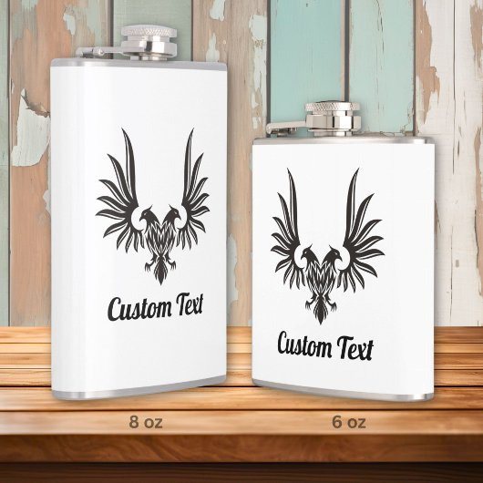 Adler mit zwei Heads Flask Flachmann