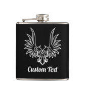 Adler mit zwei Heads Flask Flachmann (Vorderseite)