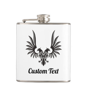 Adler mit zwei Heads Flask Flachmann