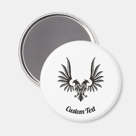 Adler mit zwei Heads Magnet (Vorderseite/Rückseite)