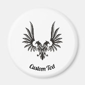 Adler mit zwei Heads Magnet (Vorne)