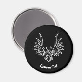 Adler mit zwei Heads Magnet (Vorderseite/Rückseite)